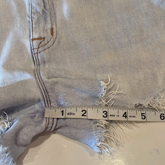 Hudson Jeans Sade Cut Off Short Light Wash High Rise Size 25 - Picture 7 of 16